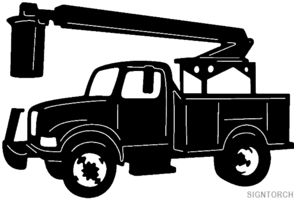 4F HE CE - Icon of Truck for Hoisting Course