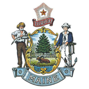 The Great Seal of the State of Maine. (Image courtesy Calvin Dodge)