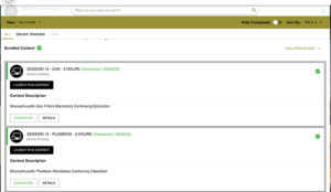 screenshot Mass Gov & EAA ePlace Portal