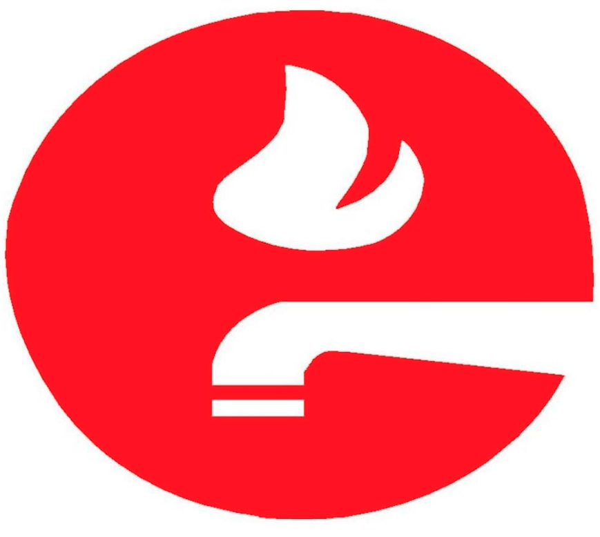 faucet with fire icon