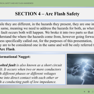 NFPA 70E: Electrical Safety and Arc Flash Awareness Training